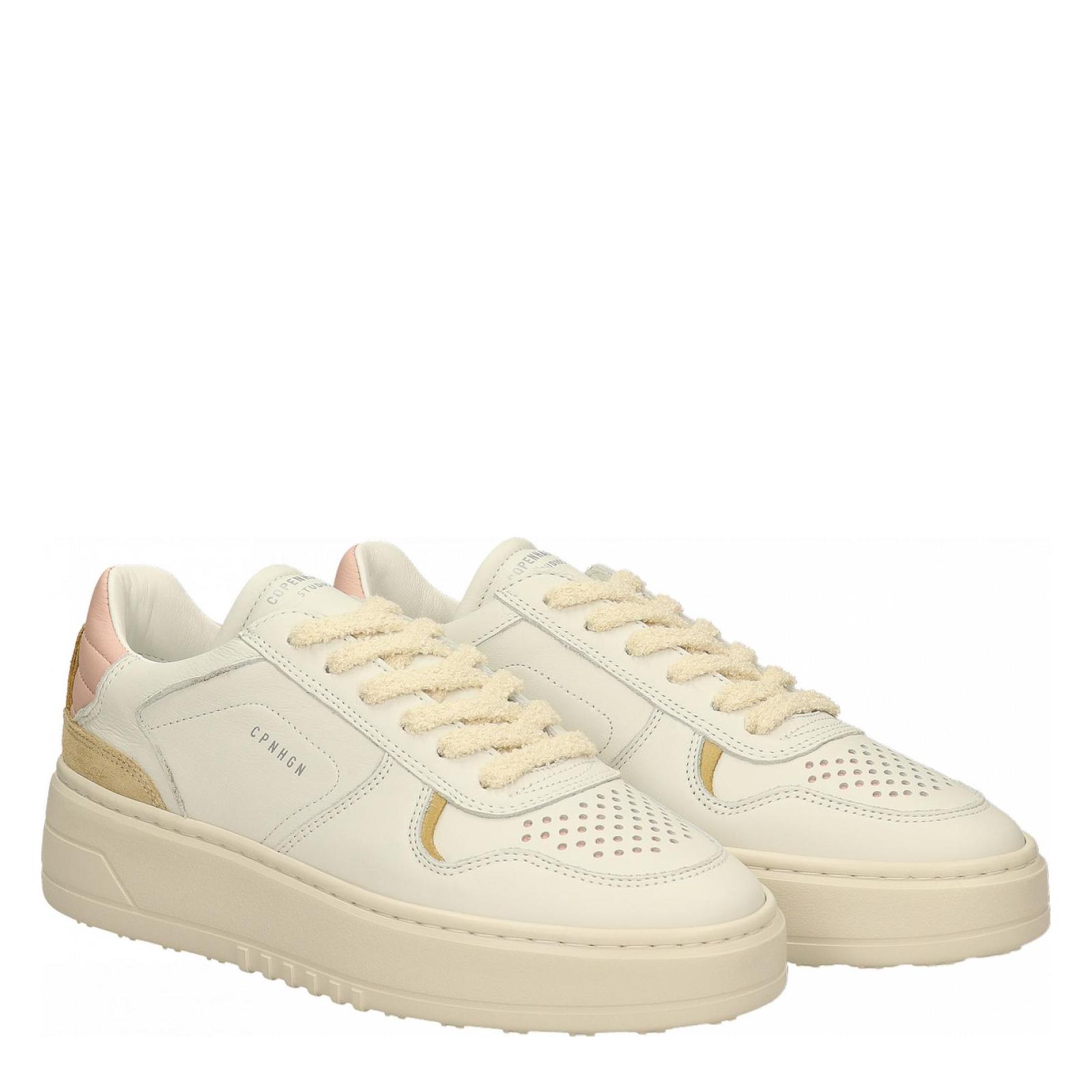 LEATHER MIX white-rose
