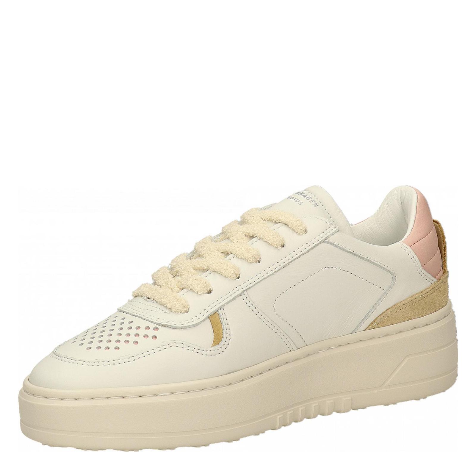LEATHER MIX white-rose