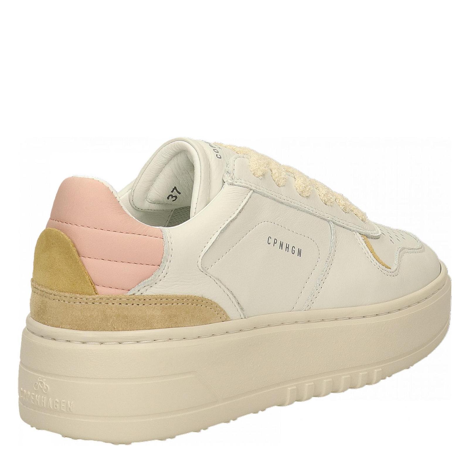LEATHER MIX white-rose