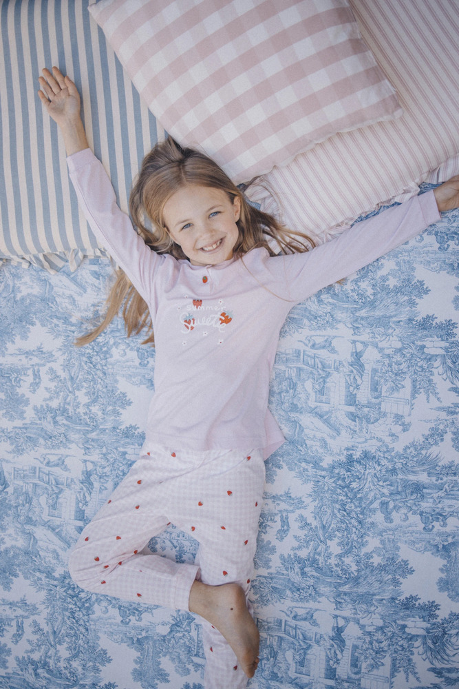 Pigiama Bimba Bambina Disney Minnie In Caldo Cotone Manica Lunga Pantalone Lungo – Italia Magazzini