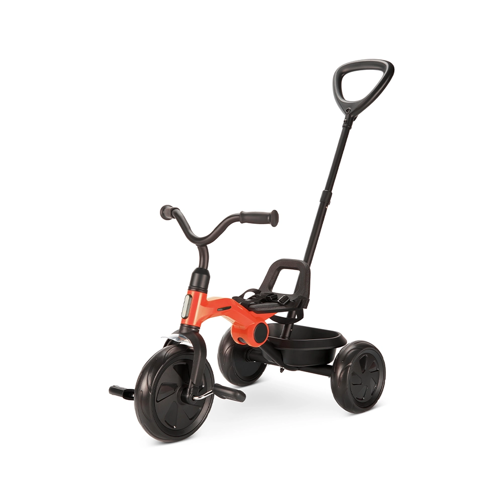 Triciclo per bambini Qplay Ant + Basic con maniglione direzionale colore Red