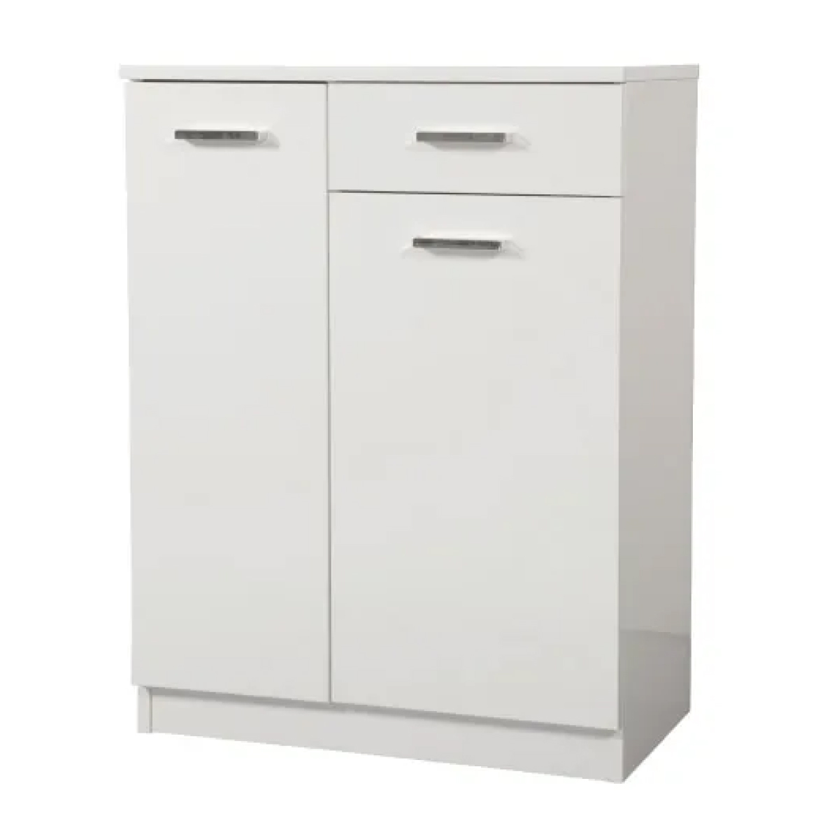 Image of BASE SINGOLA DA BAGNO DUE ANTE E CASSETTO IN MELAMINICO BIANCO H.80CM - L=60CM H=80CM P=34CM - SAV