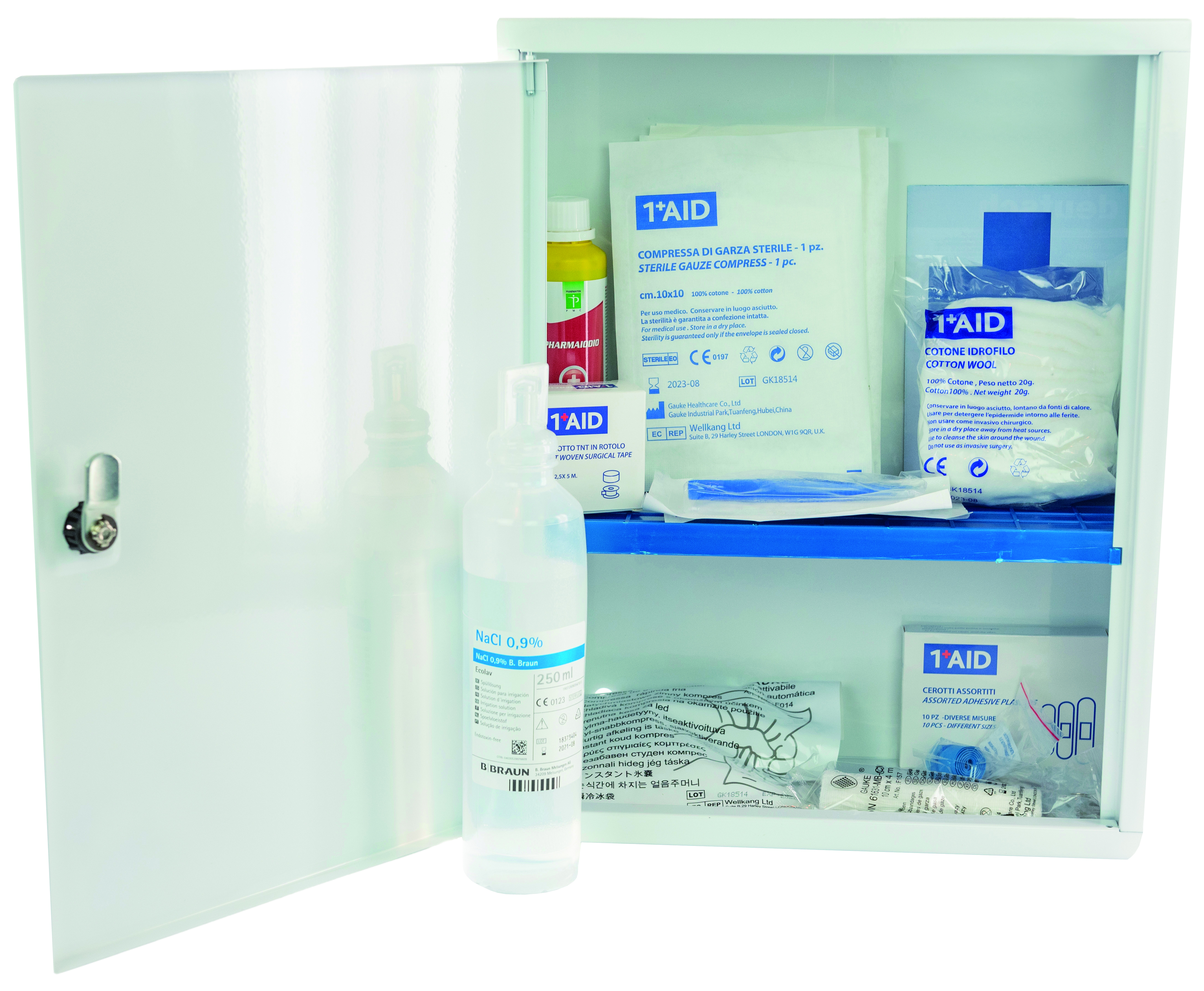 Image of ARMADIETTO PENSILE PRONTO SOCCORSO IN METALLO cm. 30x14x37 h - ALLEG.2