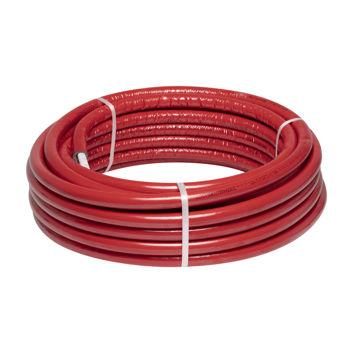 Image of TUBO MULTISTRATO RIVESTITO ROSSO APE MULTYLAYER PE-XB/AL/PE-XB - Ø20X2 PE-XB/AL/PE-XB - SPESSORE ISOLAMENTO 6MM - 50 metri- APE