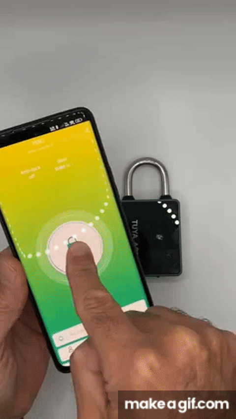 eGeeTouch 4a GEN. Lucchetto intelligente per esterni, resistente alle intemperie, design robusto per uso commerciale, Bluetooth e NFC (grillo corto