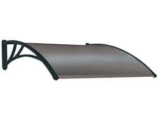 PENSILINA IN POLICARBONATO ALVEOLARE FUME'- - cm.160x120x28h. - VETTE