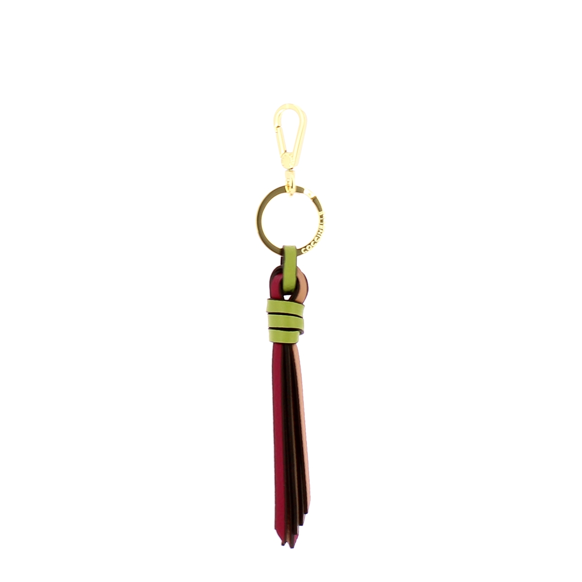 Coccinelle MULTITASSELCHARM DOUBLE GRAINY LEAT/MET / M56 SSQ410201 Multi Guacamole