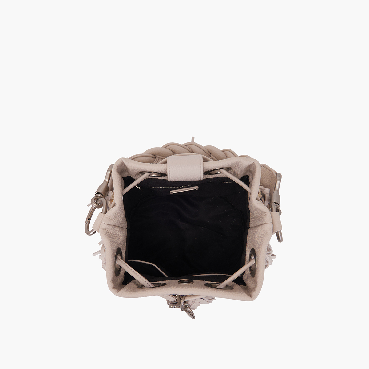 La Carrie Bag LEGACY BUCKET RAPHIA +SYNT. MUI 151M-EM-701-RSY Multi Ivory