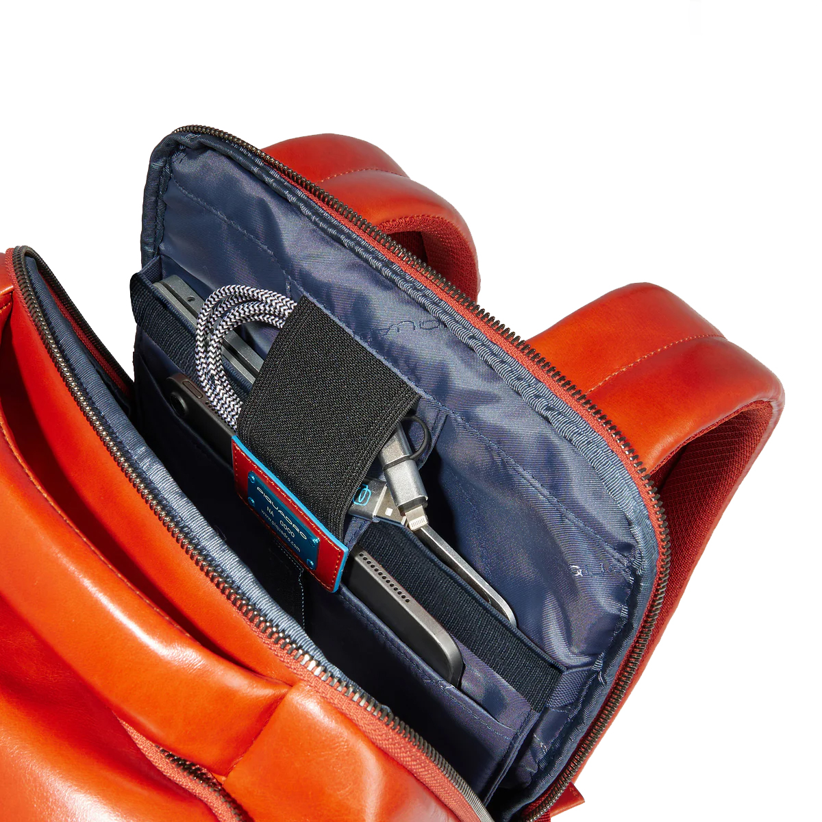Piquadro ZAINO 2 COMPARTI IN PELLE PORTA PC 15,6'' MO CA6593B2 Mogano