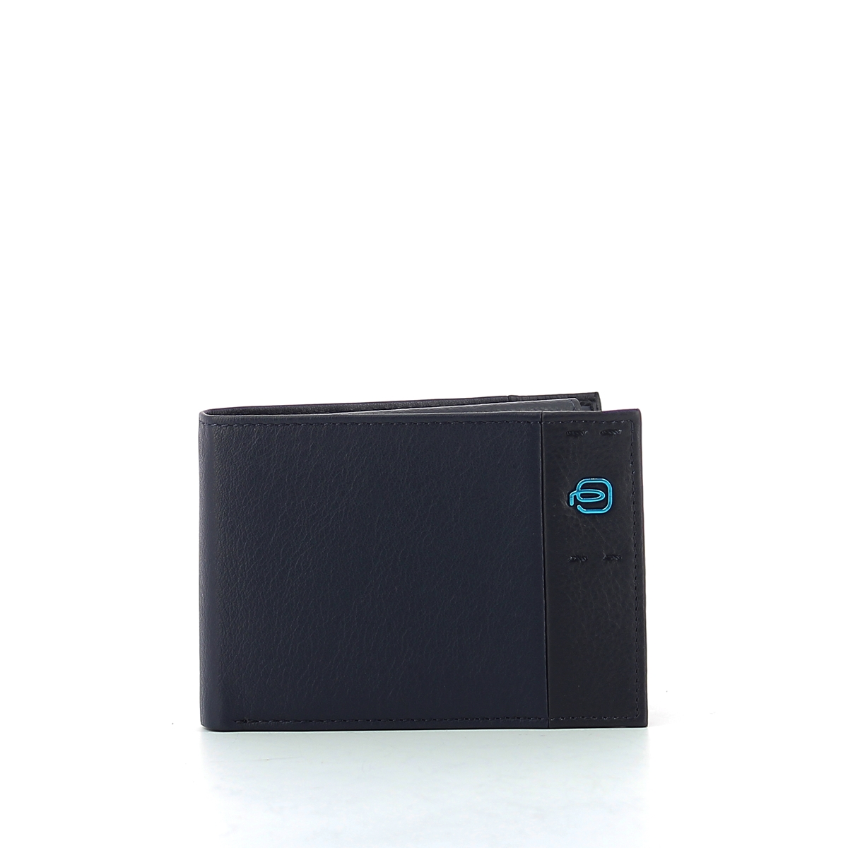 Portafoglio Verticale con portamonete RFID Blue Square Piquadro