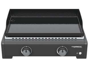 BARBECUE GAS 2 BRUCIATORI CM.36X58 "PLANCHA OTHELLO 2"