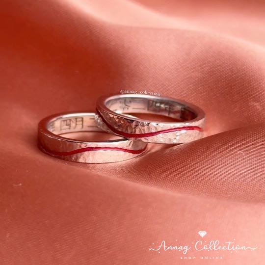 Fede nuziale in argento sterling 925 massiccio taglio principessa da 2 mm