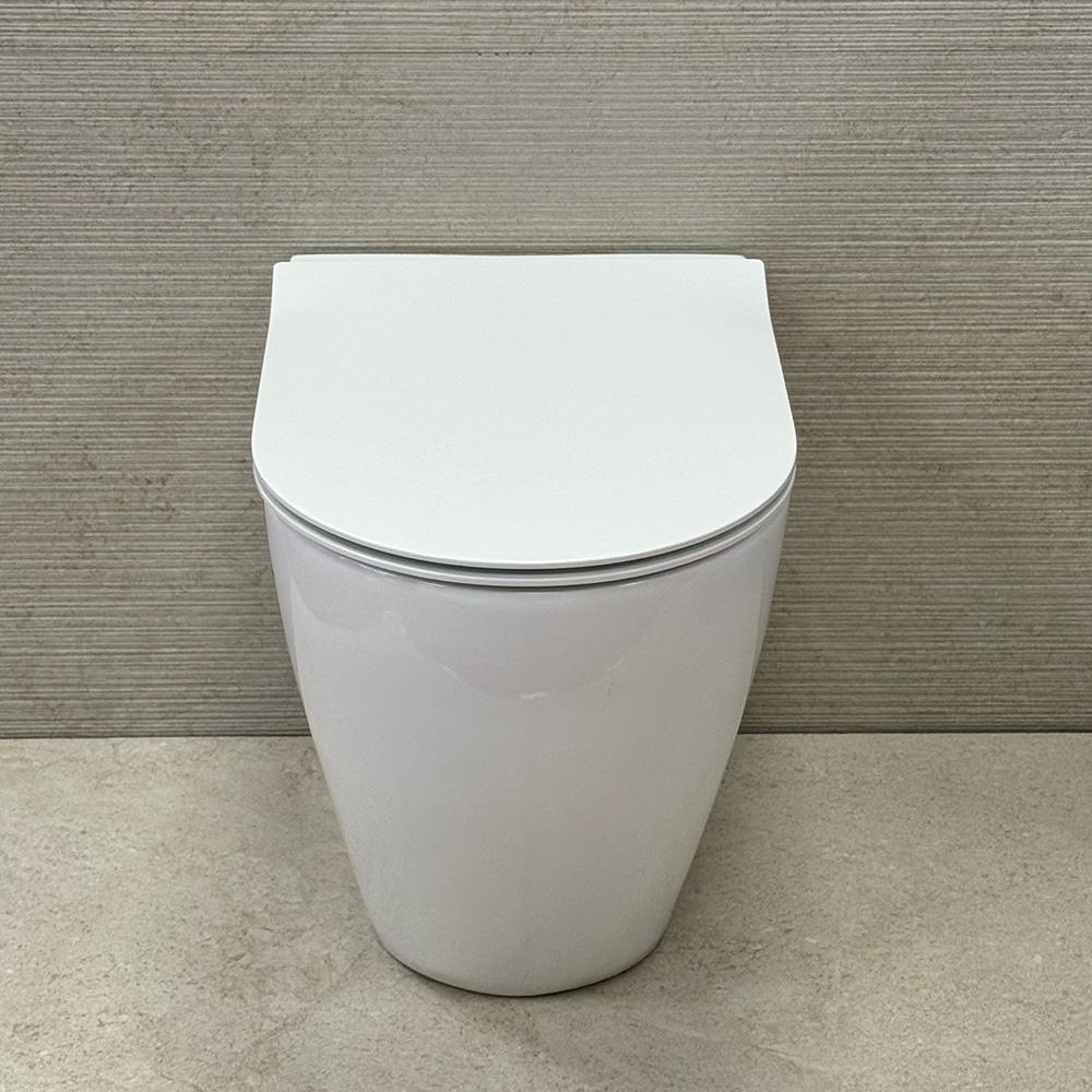 Hatria Centrica Pure Vortex WC sur pied avec siège à ralentissement ...