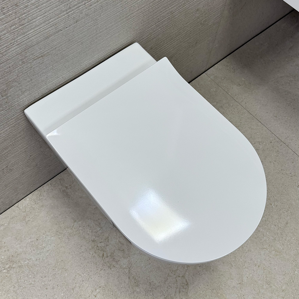 Hatria Centrica Pure Vortex WC sur pied avec siège à ralentissement ...