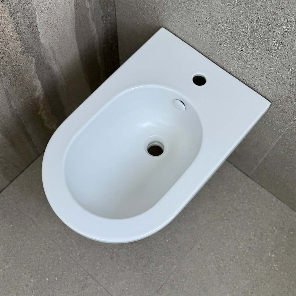 Hatria Centrica Bidet Wandhängend Matt Weiß