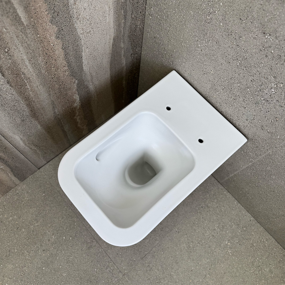 Hatria Tecna Wandhängendes WC Pure Vortex Matt Weiß