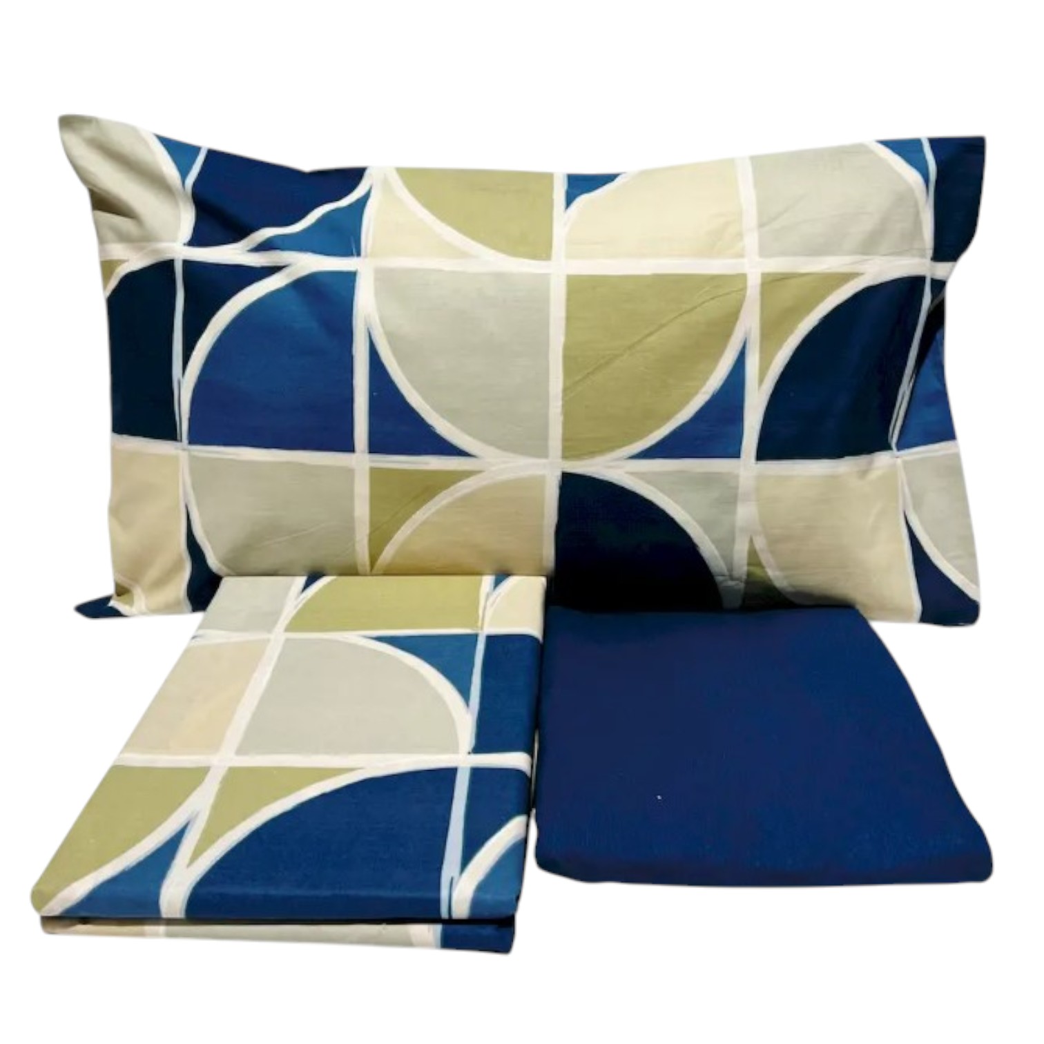 Completo letto matrimoniale Ersa - blu