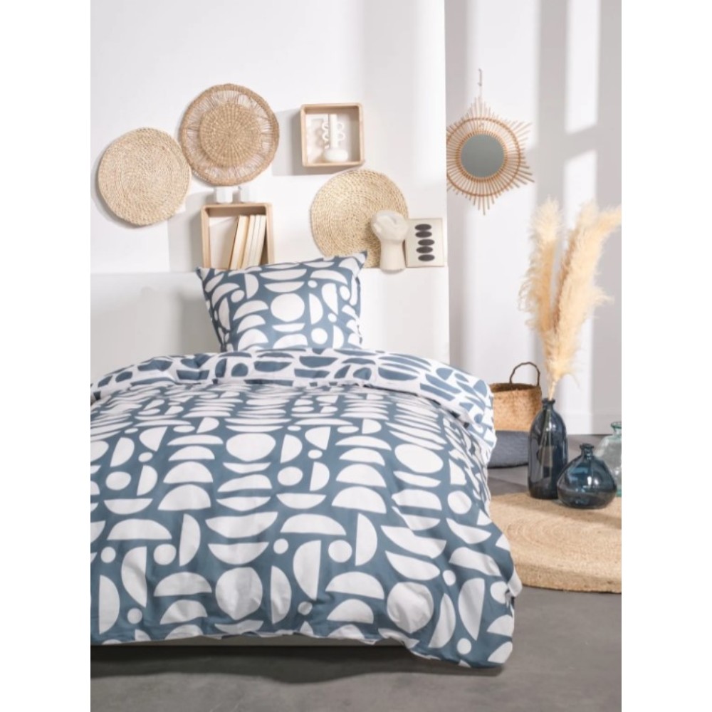 Sacco copripiumino Doubleface una piazza e mezza in puro cotone - Viipuri