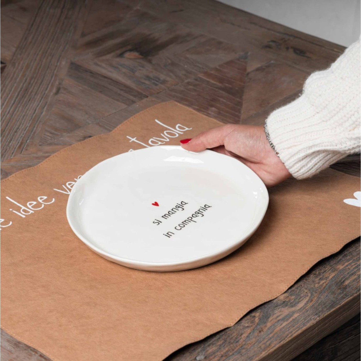 Set 2 Piatti dessert- Si mangia in compagnia