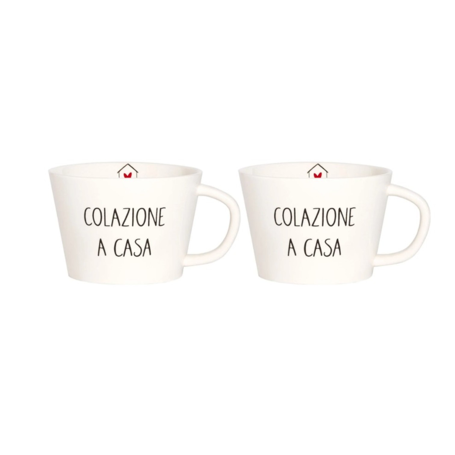 Set 2 Tazze Colazione a Casa