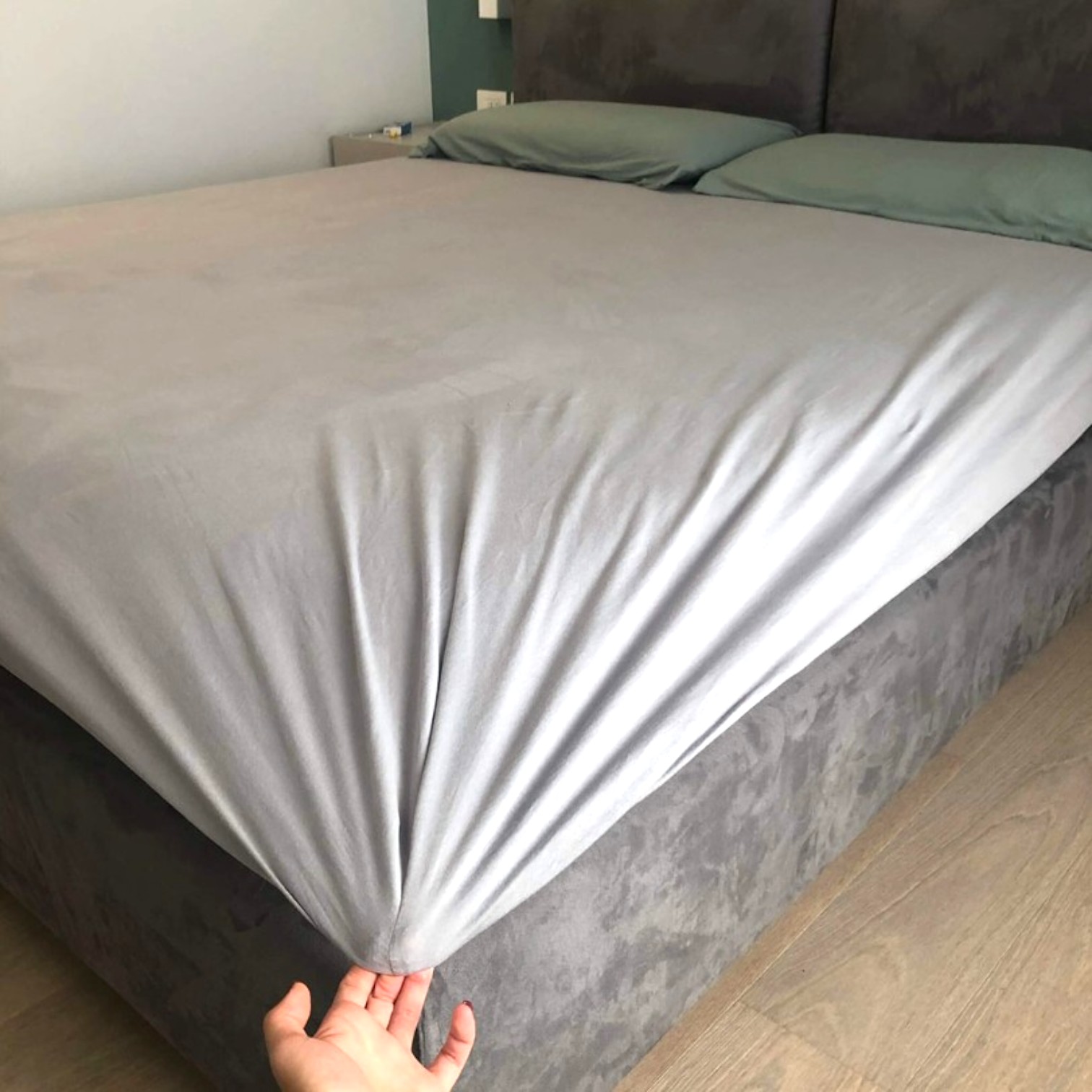 Sotto con angoli matrimoniale in Jersey