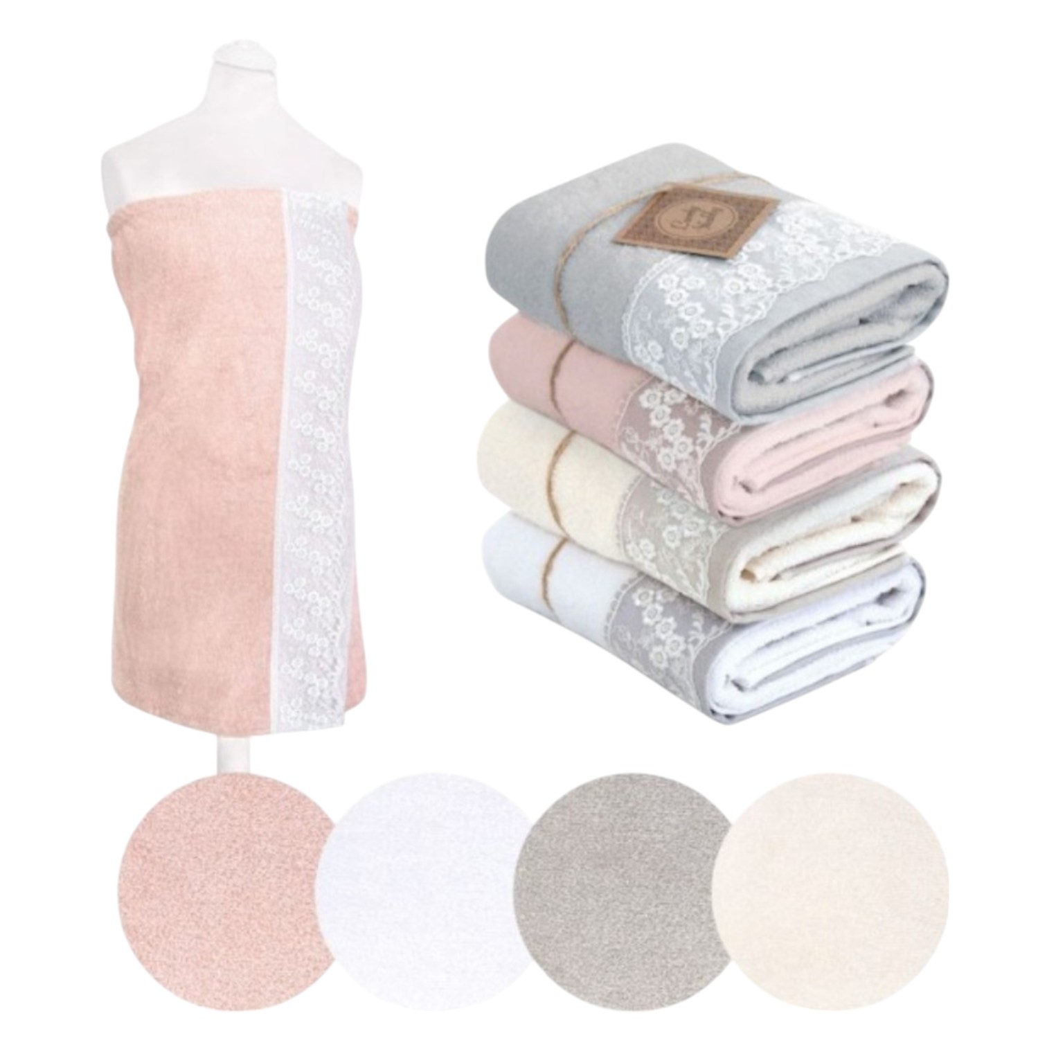 Telo pareo in spugna 100% cotone - Heaven