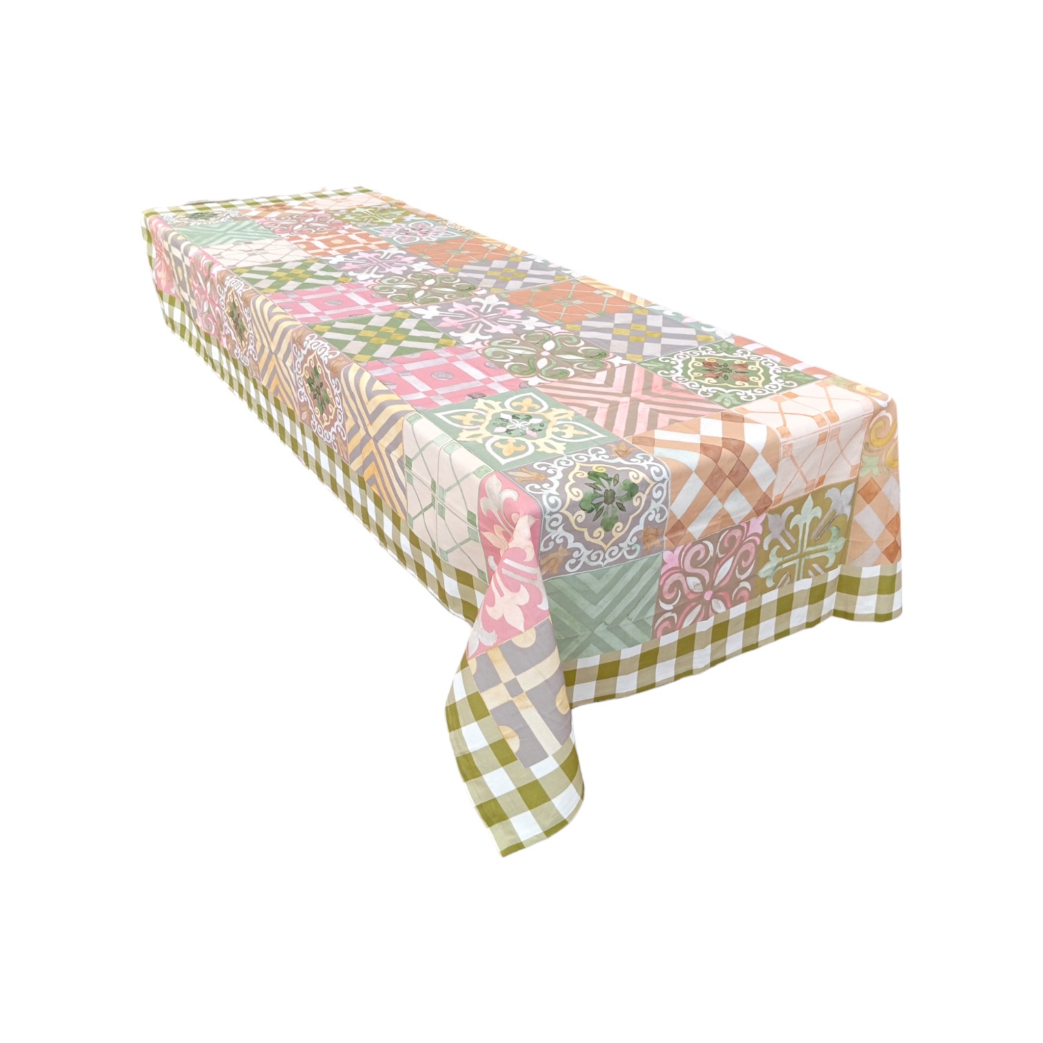 Tovaglia in puro cotone 140 X 270 con stampa digitale - Bruges