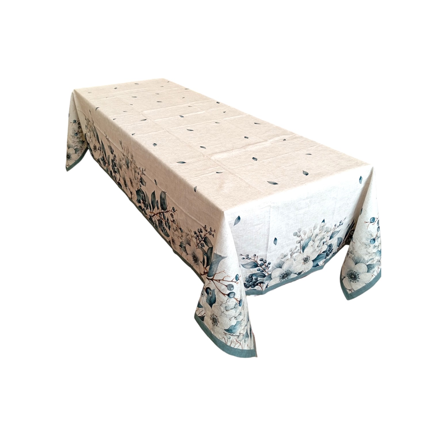 Tovaglia in puro cotone 140 X 270 con stampa digitale - Lena