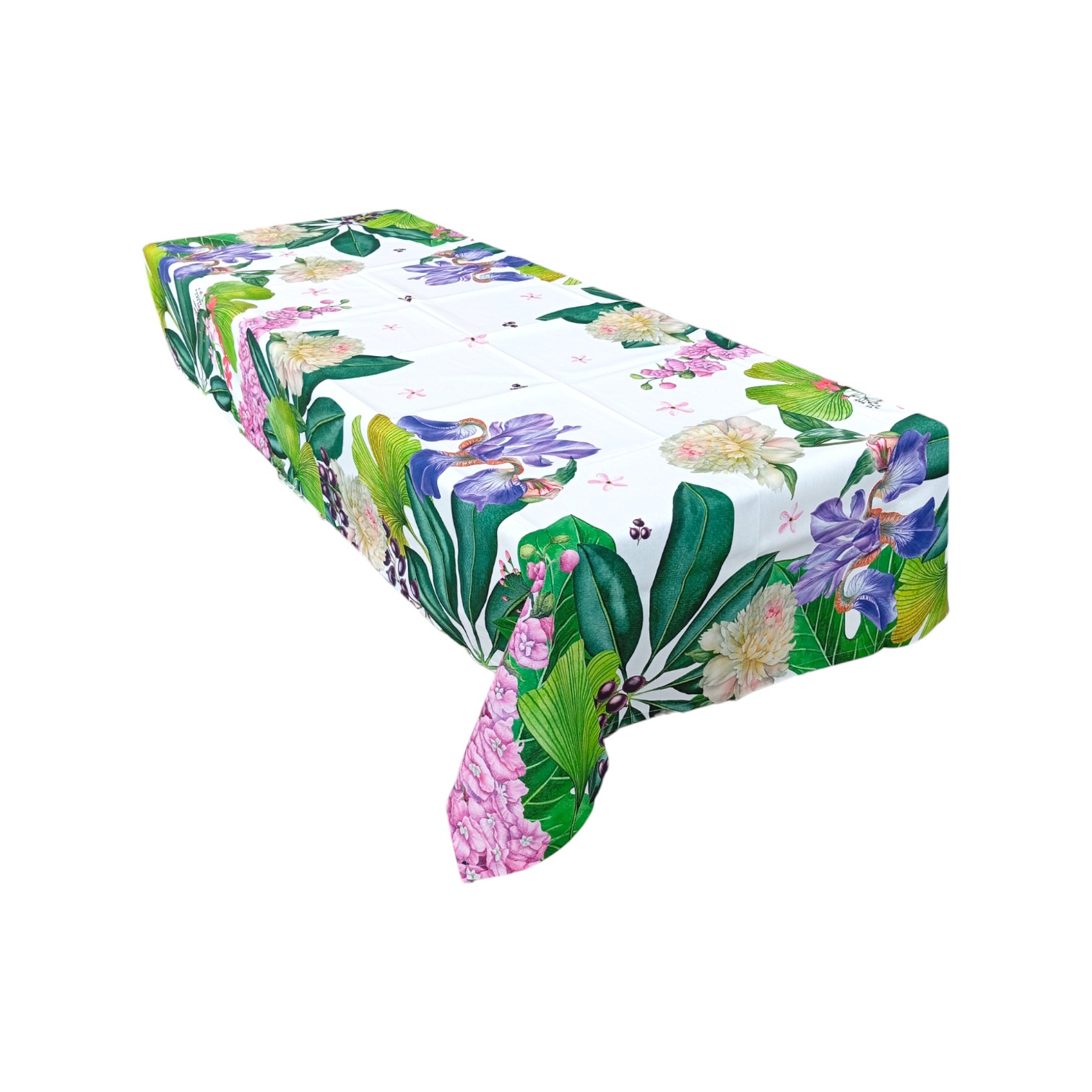 Tovaglia in puro cotone 140 x 240 con stampa digitale - Jungla