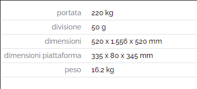 Bilancia pesa persone meccanica da terra con altimetro SECA 700+220