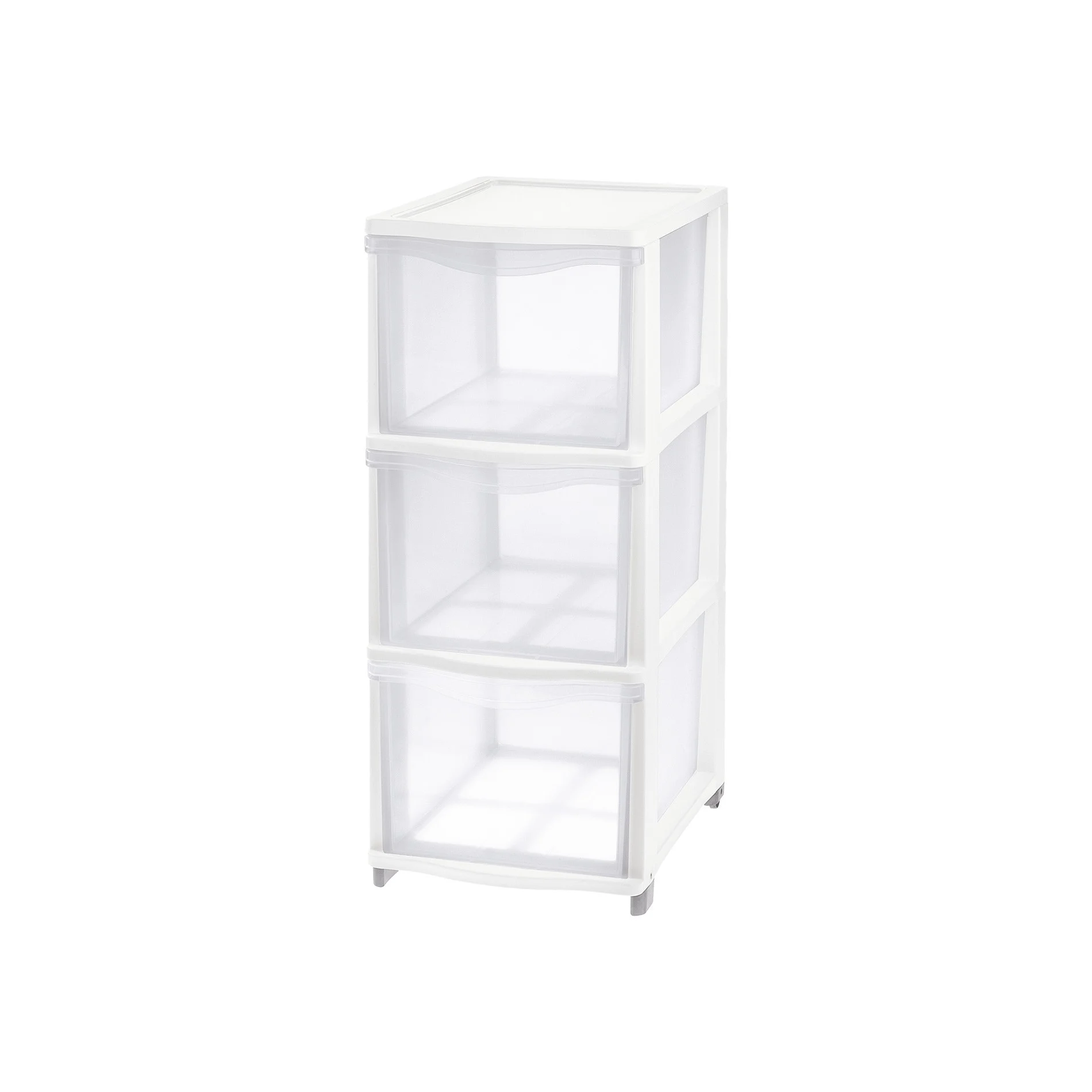 Cassettiera 'Cover Line' Colore Trasparente/Bianco - Tontarelli