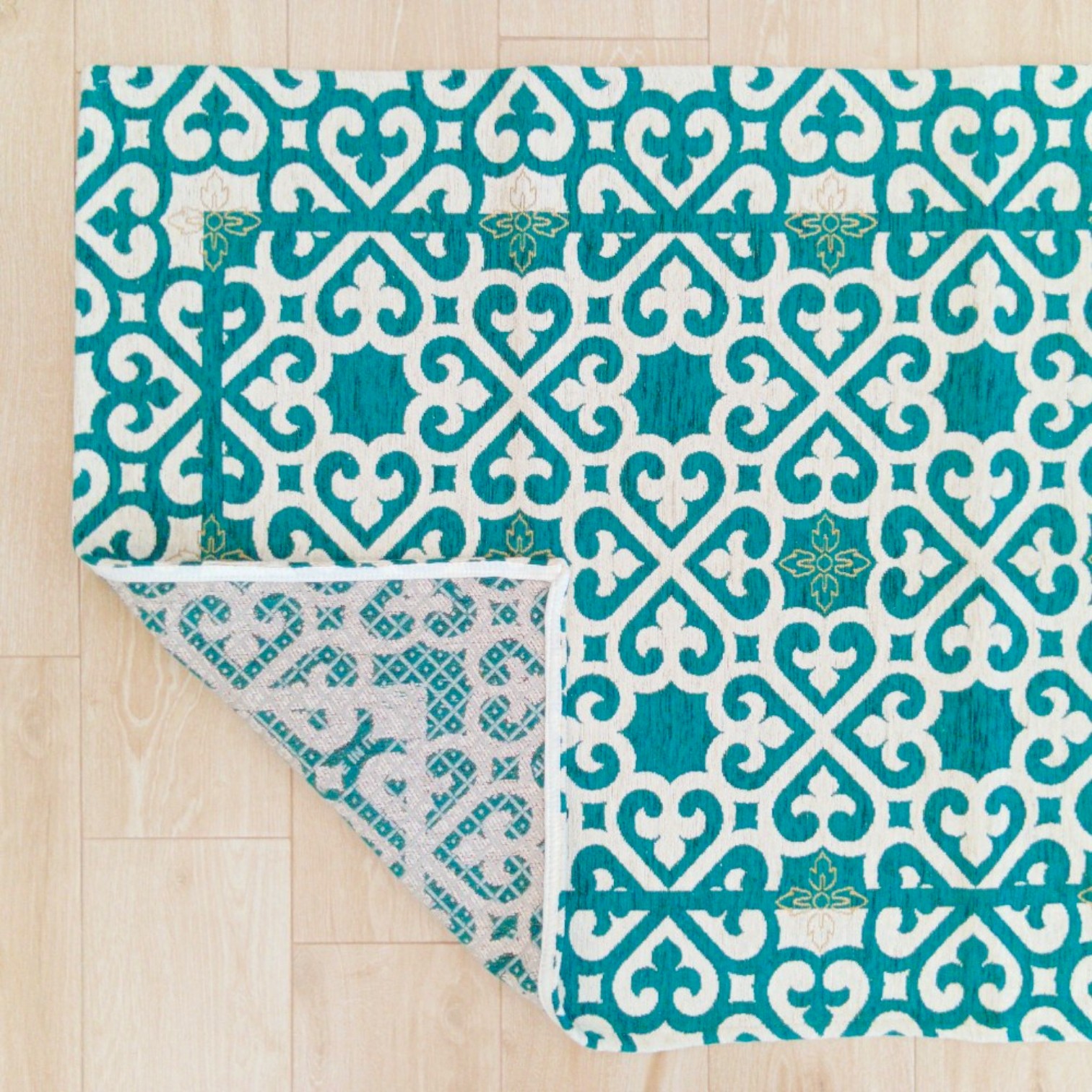 Tappeto Arabic antiscivolo - Petrolio