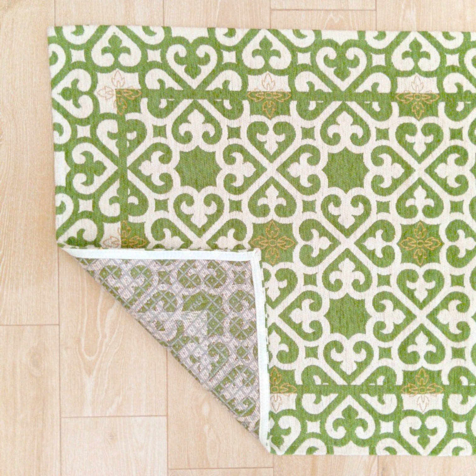 Tappeto Arabic antiscivolo - Verde