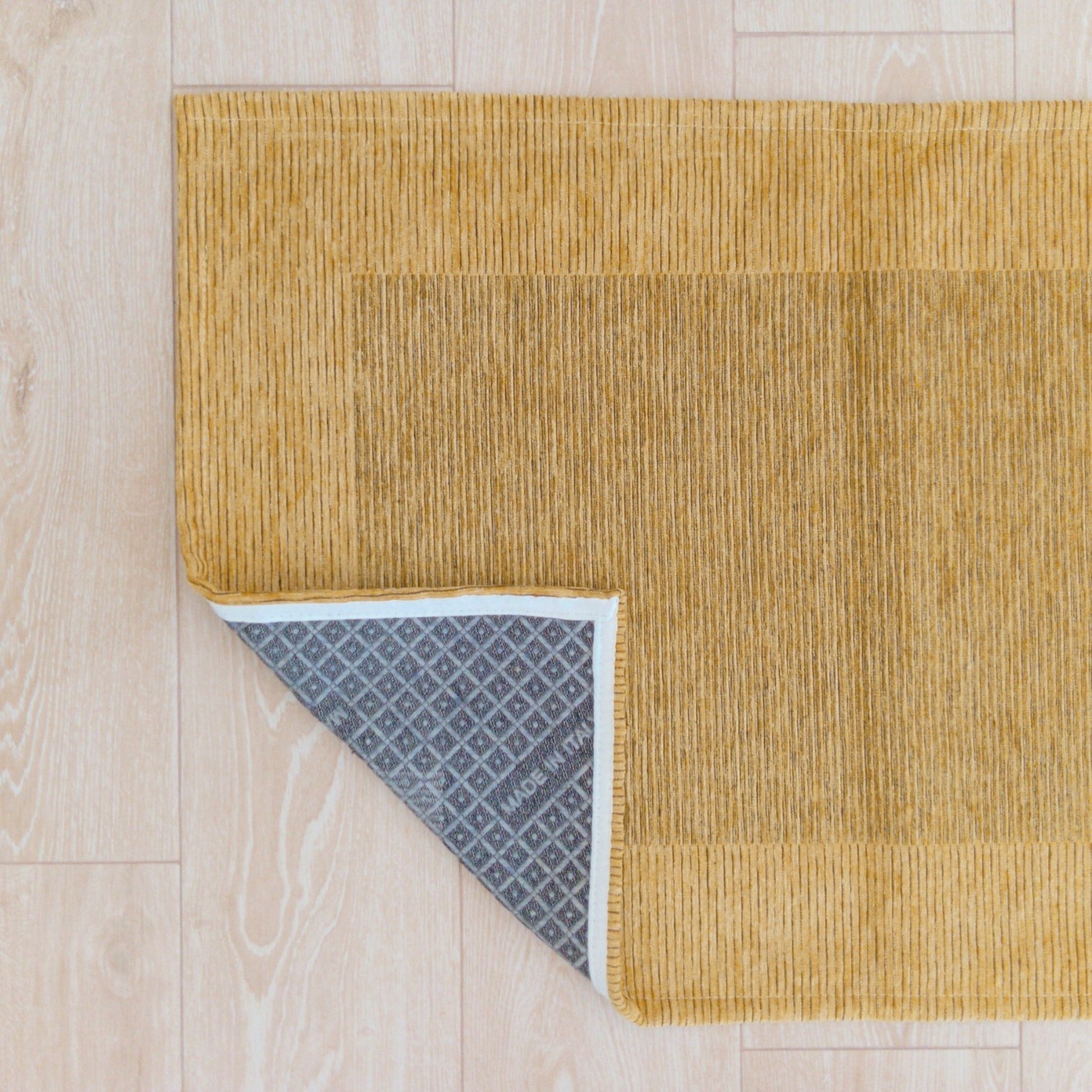 Tappeto Righe antiscivolo - Senape