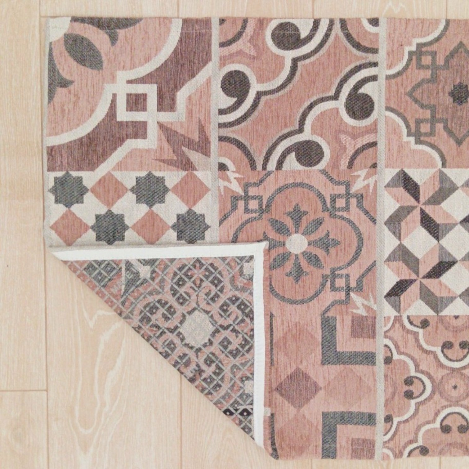 Tappeto Cementine antiscivolo - Rosa