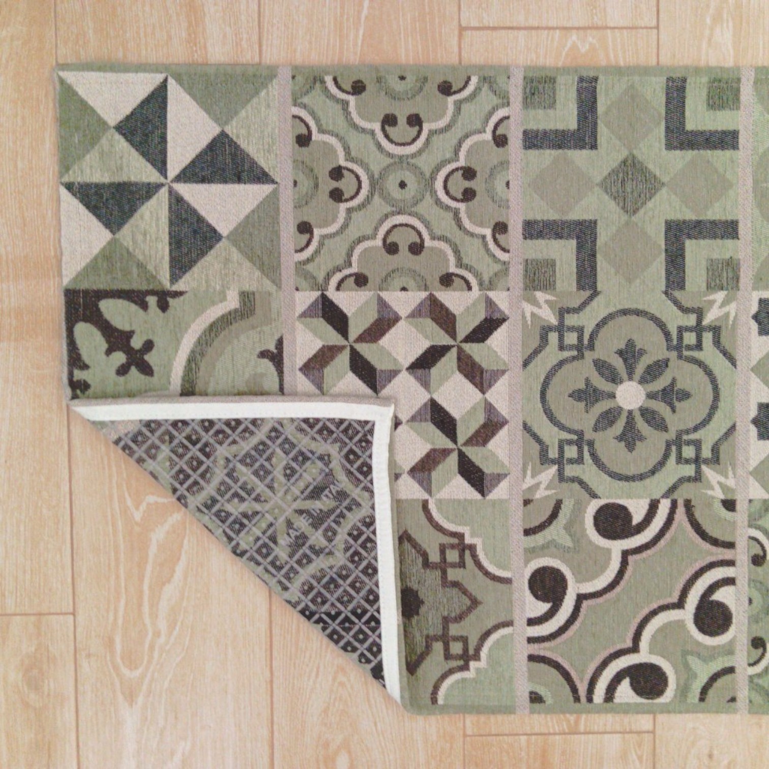 Tappeto Cementine antiscivolo - Verde