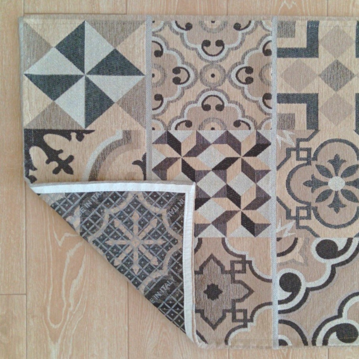 Tappeto Cementine antiscivolo - Visone