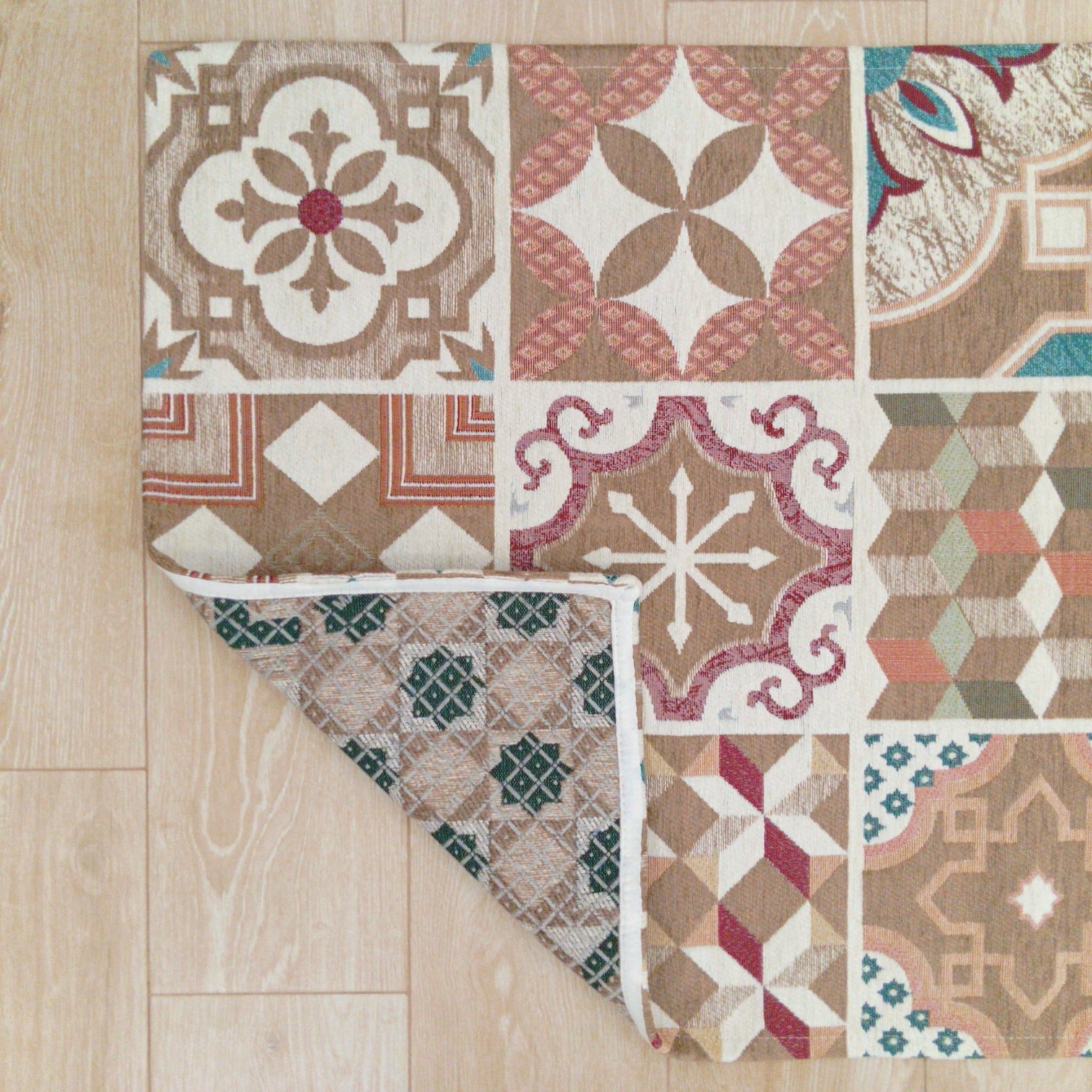 Tappeto Maioliche antiscivolo - Fango