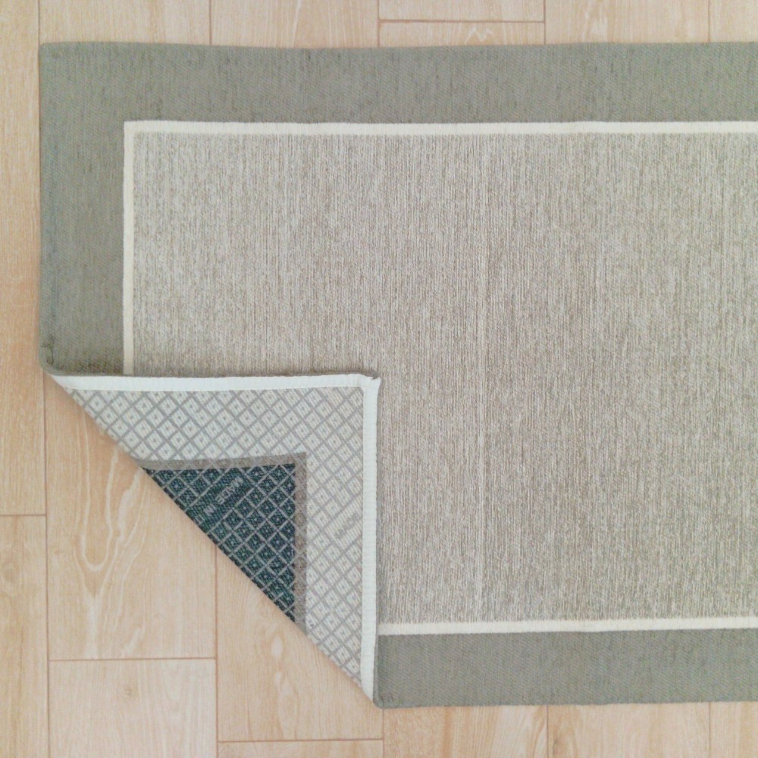 Tappeto Roma antiscivolo - Bordo Grigio