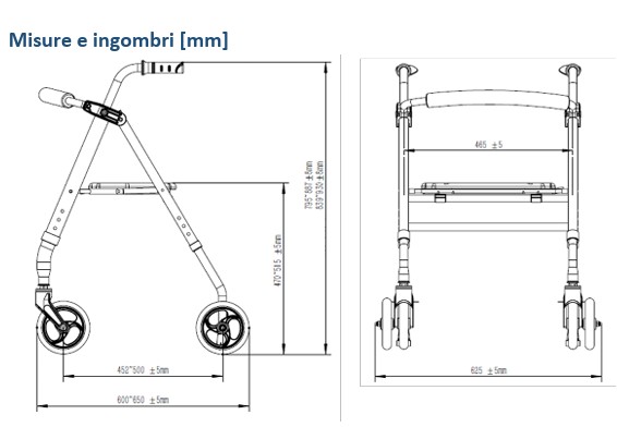 ROLLATOR PARIGI TOP ORANGE