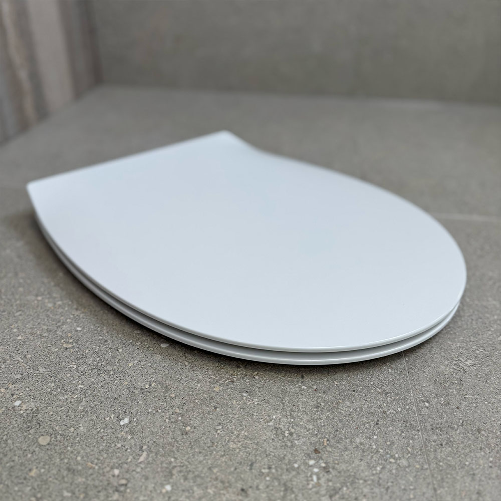 Hatria Planeta gebremst Sitz SLIM Gloss White