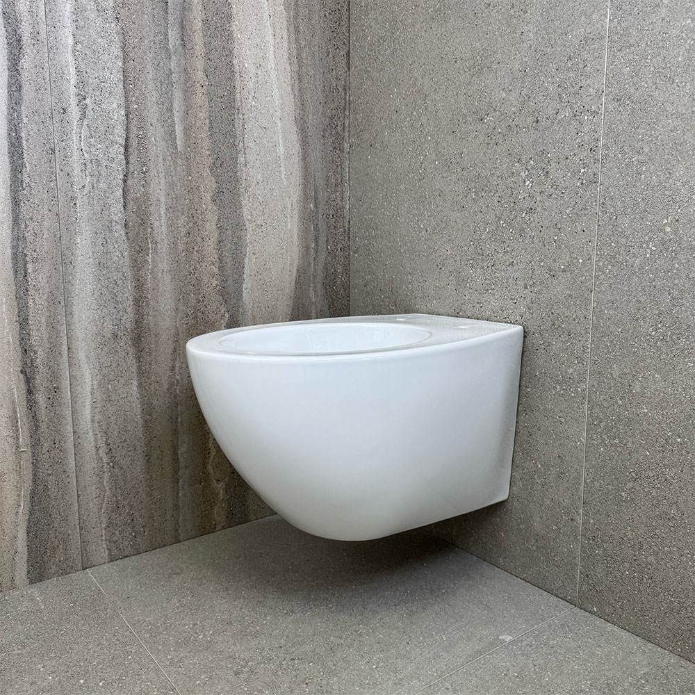 Hatria Planeta wandhängende Toilette Pure Vortex Bianco Lucido