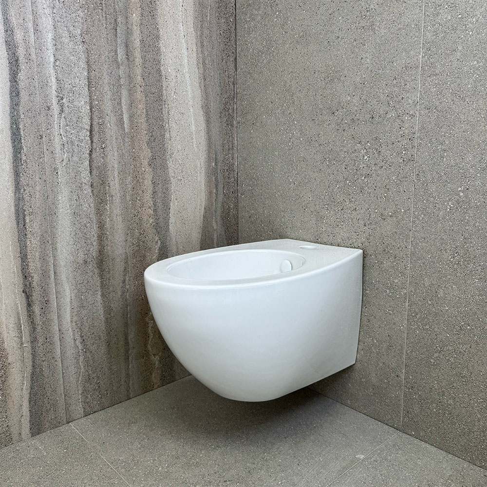 Hatria Planeta Bidet wandhängend Hochglanz Weiß