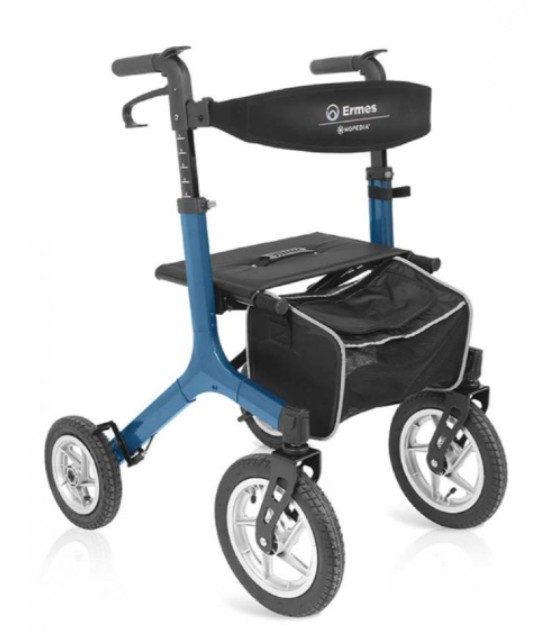 ROLLATOR ERMES dotato di ruote pneumatiche