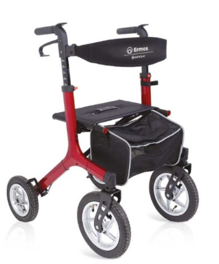 ROLLATOR ERMES dotato di ruote pneumatiche