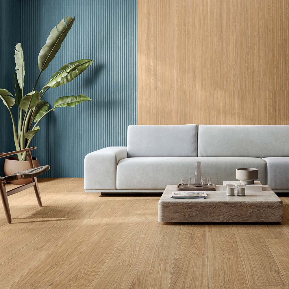 Gres effetto legno Piemme Solorovere Flamed 20x120cm rettificato