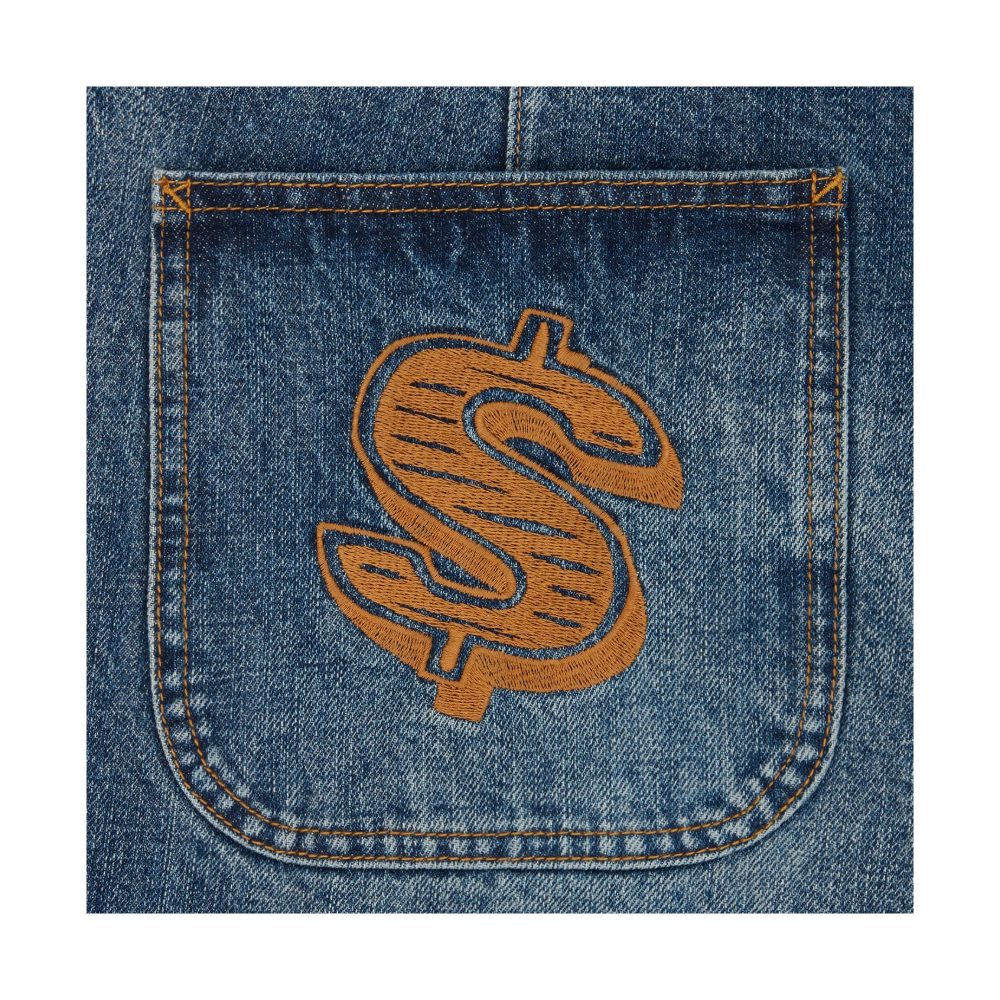 BILLIONAIRE BOYS CLUB Pantalone Denim Carpenter Vintage Wash 