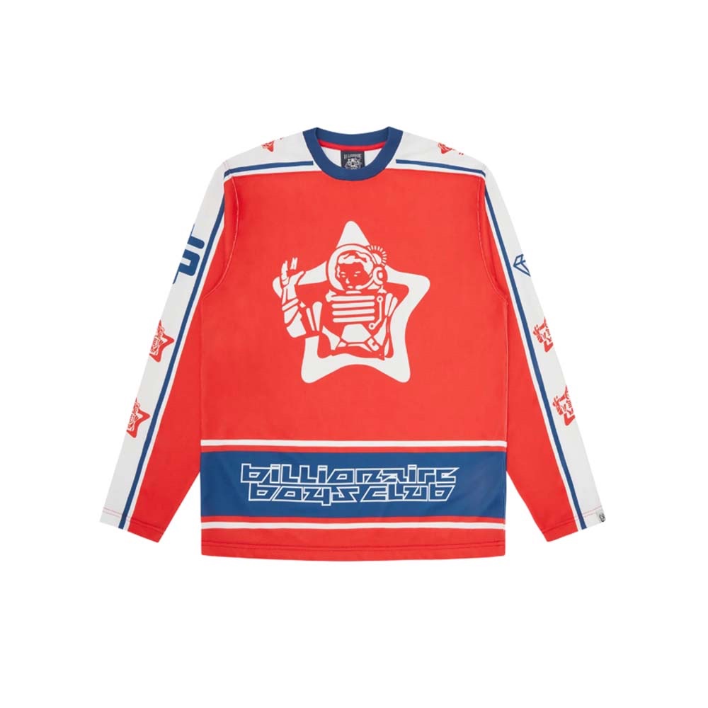 BILLIONAIRE BOYS CLUB Maglia Maniche Lunghe Tee LS Astro Star Hockey 