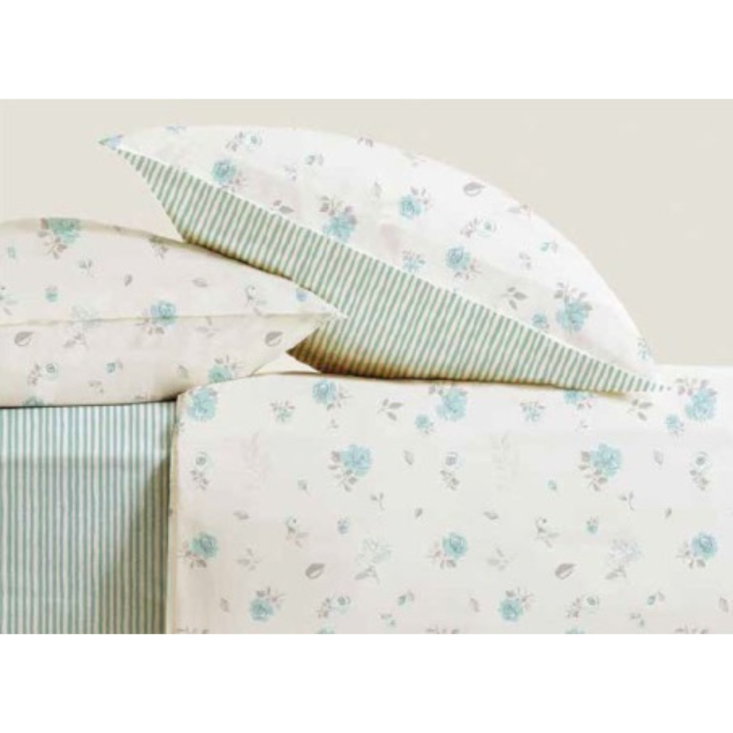 Completo Letto Copriletto matrimoniale Petì - azzurro