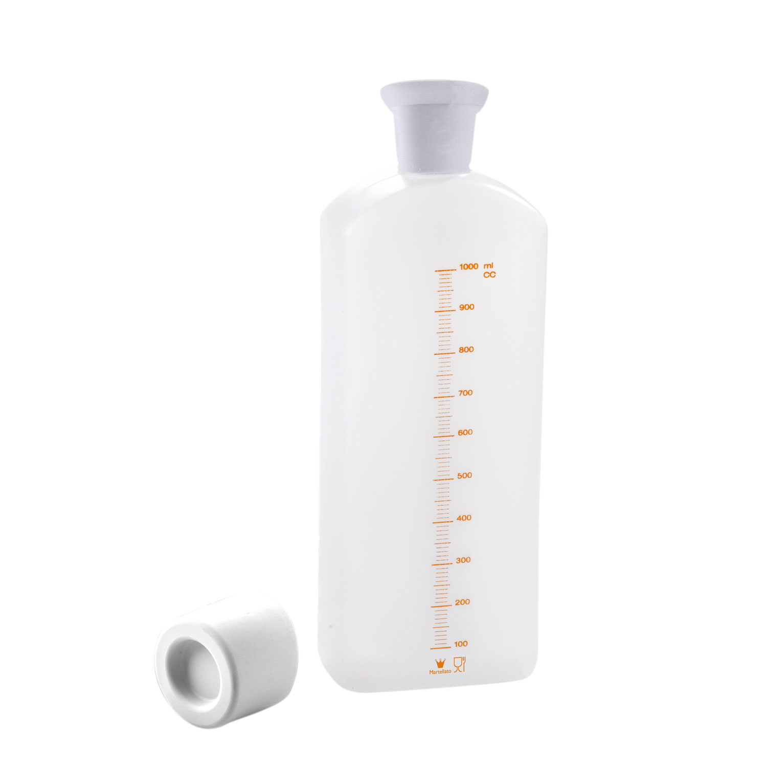Bottle with cap for syrup